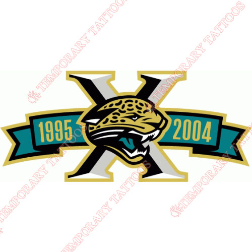 Jacksonville Jaguars Customize Temporary Tattoos Stickers NO.561